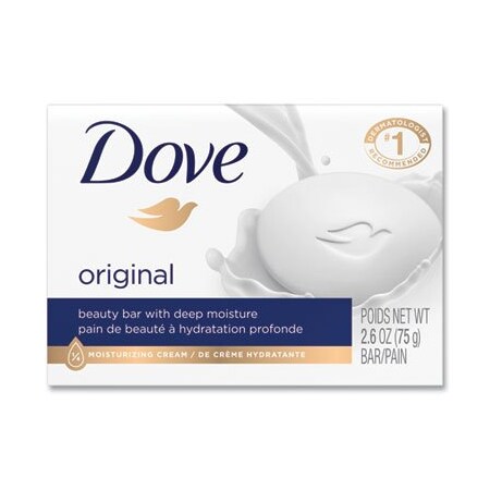 Unilever Us Dove, WHITE BEAUTY BAR, LIGHT SCENT, 2.6 OZ, 36PK 61073CT
